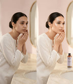Le Pur Organics Blanch Beauty Cleanser in a bottle, featuring a gentle milk formula for organic skincare.