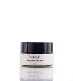 Green Detox face mask by Le Pur Organics, a 15g jar showcasing vibrant green natural clay and herbal ingredients for detox skincare.