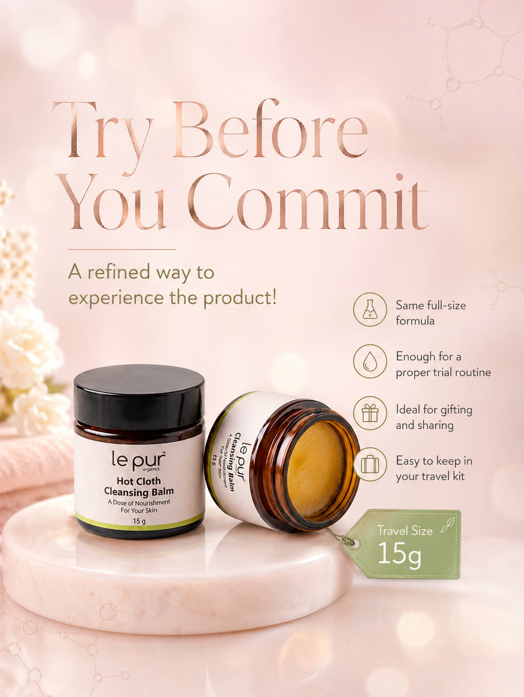 Hot Cloth Cleansing Balm Trial Pack