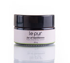 Jar of Gentleness by Le Pur Organics, a certified organic skincare product in a glass jar with a natural, calming appearance.
