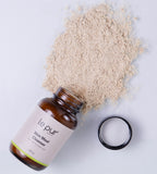 Le Pur Organics Skin Meal Cleanser in a sleek pump bottle, showcasing a gentle, organic facial cleanser for healthy skin.