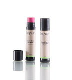 Le Pur Organics Sweet Berry Lip Balm with natural berry flavor and organic ingredients, shown in a small jar.