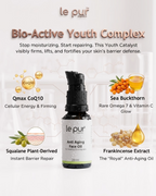 Simple routine visual: cleanse, warm oil in palms, press into skin, then gentle upward massage.